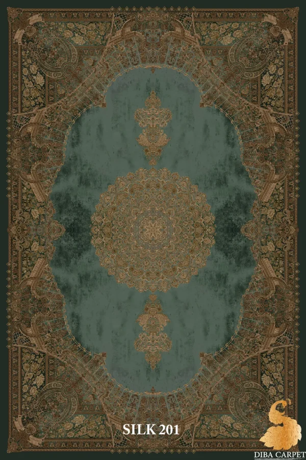 فرش ماشینی کد SILK201