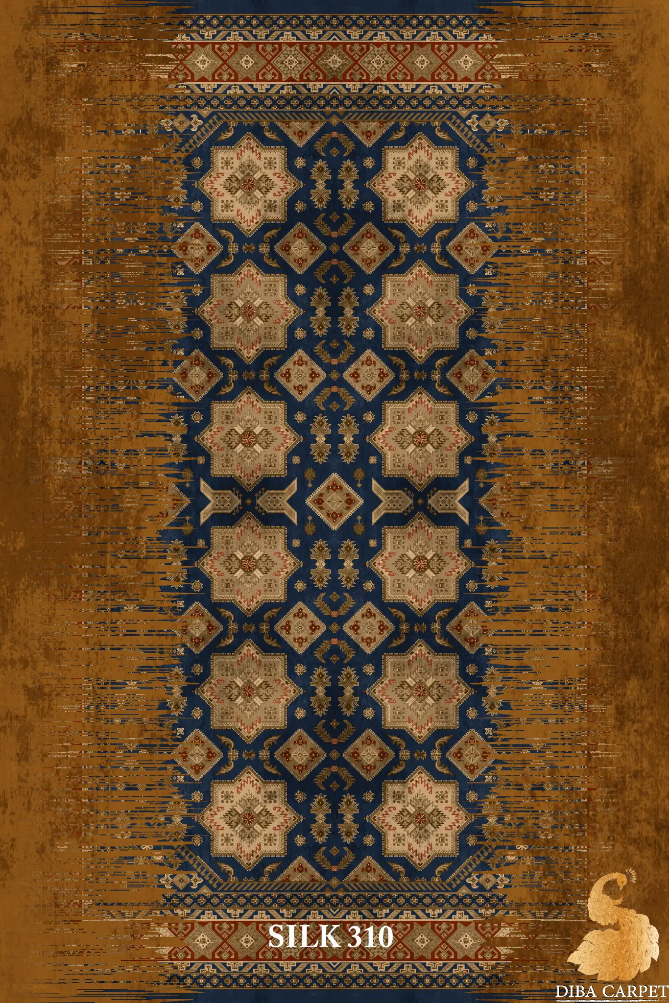فرش ماشینی کد SILK310